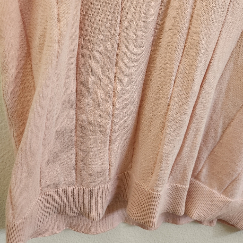 Abercrombie & Fitch Men's Featherweight Knit Polo Short‎ Sleeve Light Pink XL - Picture 4 of 7